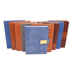 Elegant Engravings: Personalized Brown Art Leather Journal